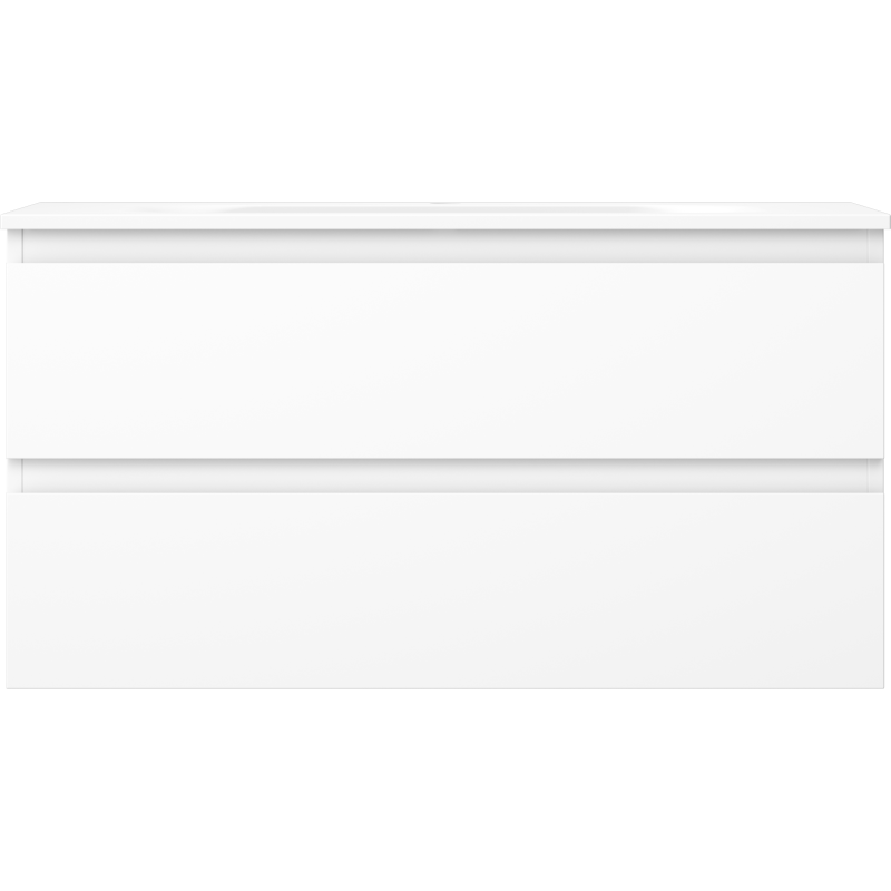 Mexen Orio шкаф за баня 90 см с мивка Vela, 2 чекмеджета, бял мат - 91A10-09047-2-BFF01-W23M01