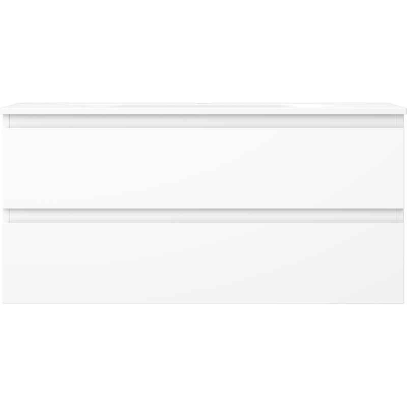 Mexen Orio шкаф за баня 100 см с мивка Vela, 2 чекмеджета, бял мат