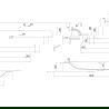 Мexen Orio баня шкаф 120 см с мивка Vela, 2 чекмеджета, бял гланц - 91A10-12047-2-BFF00-W23M00