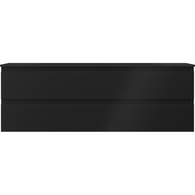 Mexen Orio шкаф за баня 140 см с мивка Vela, 2 чекмеджета, черен мат - 91A10-14047-2-BFF71-W23M71