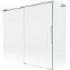 Mexen Rox L вана екран 2-крила плъзгащ се 170 + 75 x 150 см, прозрачен, хром - 8C9L-170-075-01-00