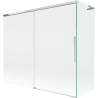 Mexen Rox L параван за вана с 2 крила, плъзгащ се 180 + 90 x 150 cm, прозрачен, хром - 8C9L-180-090-01-00