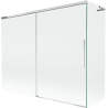 Mexen Rox L параван за вана, 2-крилен плъзгащ се 190 + 90 x 150 cm, прозрачен, хром - 8C9L-190-090-01-00