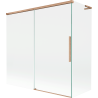 Mexen Rox L разтегаем душ екран с 2 крила 160 + 80 x 150 см, прозрачен, четкана мед