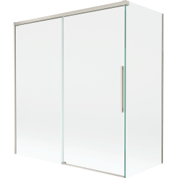 Mexen Rox двукрилен плъзгащ се параван за вана 150 + 70 x 150 cm, прозрачен,