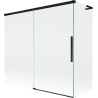 Mexen Rox L двукрила плъзгаща се вана параван 170 + 80 x 150 см, прозрачен, черен - 8C9L-170-080-70-00