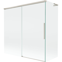 Mexen Rox L разтегателен душ параван 2-крилен 160 + 80 x 150 cm, прозрачен, мат