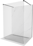 Mexen Kioto самостоятелна душ стена 160 x 200 см, прозрачна 8 мм, черна