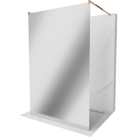 Mexen Kioto свободностояща душ кабина 120 x 200 см, огледало 8 мм, розово злато