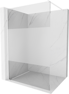Mexen Киото душ преграда Walk-in 90 x 200 см, прозрачно/матово 8 мм, бяло - 800-090-101-20-35