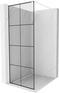 Mexen Kioto душ кабина Walk-in 70 x 200 см, черен модел 8 мм, бял - 800-070-101-20-77