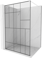 Mexen Киото стена душ Walk-in 70 x 200 см, черен модел 8 мм, бял - 800-070-101-20-78
