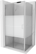 Mexen Apia душ кабина раздвижна 140 x 80 см, райета, хром - 840-140-080-01-20