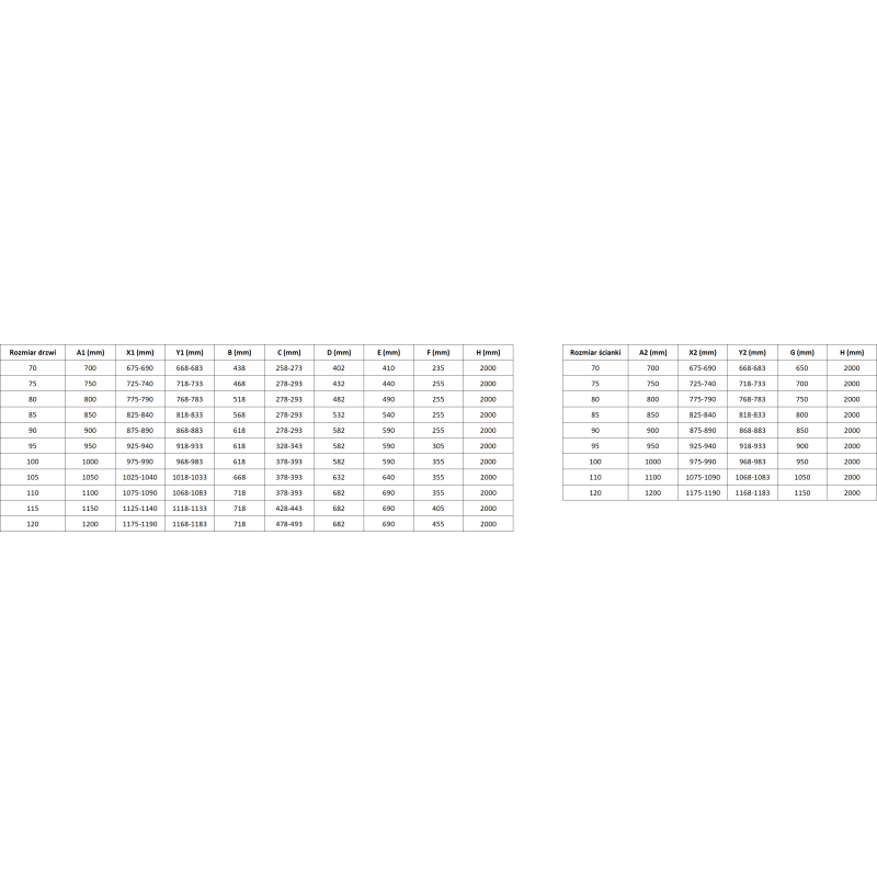 Mexen Mist-H T кабина за душ с врата на панти, дясна 115 x 85 см, прозрачна, матирано медно покритие - 8A5T-115-085-65-00-P