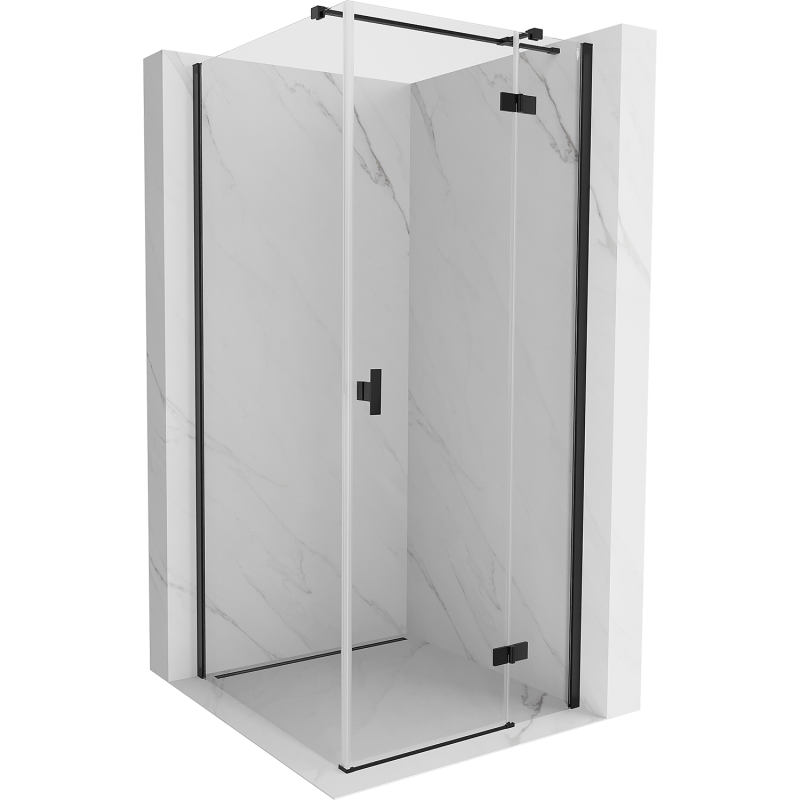 Mexen Mist-H T душ кабина с отваряща се врата, дясна 100 x 100 см, прозрачна,