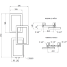 Mexen Grid декоративен отоплител за баня 870 x 360 мм, 209 W, бял - W215-0870-360-00-20