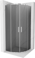Mexen Rio душ кабина полукръгла 90 x 90 см, графит, хром - 863-090-090-01-40