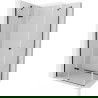 Mexen Roma душ кабина 70 x 80 см, прозрачна, черна - 854-070-080-70-00