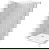 Mexen Roma душ кабина с отваряне 120 x 90 см, прозрачен, хром + поддон Flat - 854-120-090-01-00-4010