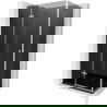 Mexen Roma душ кабина с повдигане 80 x 100 см, графит, хром + поддън Flat, черен - 854-080-100-01-40-4070