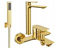 Mexen Alfa Комплект за баня R02, златен - 745713R02-50
