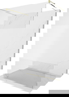 Mexen Kioto свободностояща душ преграда 140 х 200 см, прозрачна/матова 8 мм, златна - 800-140-002-50-35