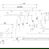 Mexen Madox забавна седалка slim, дуропласт, тъмносив мат - 39154061