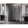 Mexen Lunar Duo душкабина отваряема лява 120 x 110 см, прозрачна, gun metal - 834-120L-110P-95-00