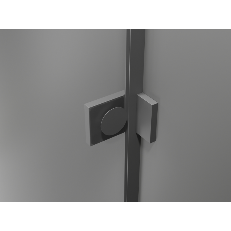 Mexen Lunar Duo душкабина отваряема лява 120 x 110 см, прозрачна, gun metal - 834-120L-110P-95-00