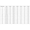 Mexen Lunar L десни врати за душ, отваряеми, 80 см, прозрачни, златни матирани - 834L-080-000-55-00-P