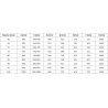 Mexen Lunar-F сгъваеми душ врати ляво 95 см, прозрачни, бели - 836-095-000-20-00-L