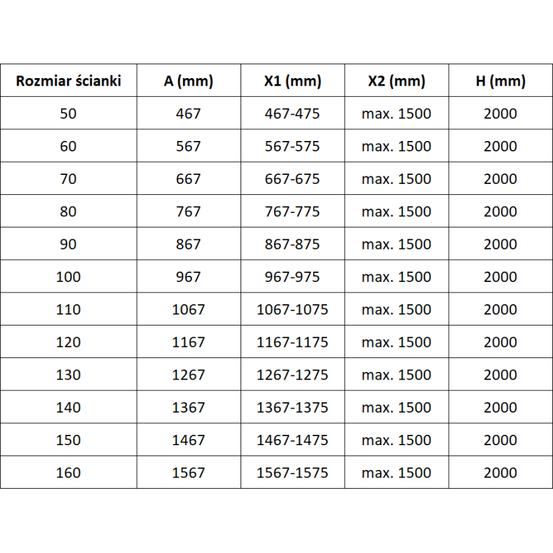 Mexen Lunar душ параван, ляв 90 x 200 см, прозрачен 8 мм, четкан никел - 830-090-000-97-00-L