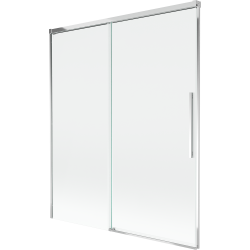 Mexen Rox параван за вана с 2 крила плъзгащи се 140 x 150 см, прозрачен, хром - 8C9-140-001-01-00
