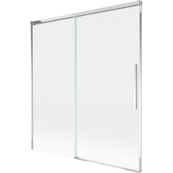 Mexen Rox двукрило плъзгащо се параван за баня 150 x 150 см, прозрачен, хром - 8C9-150-001-01-00