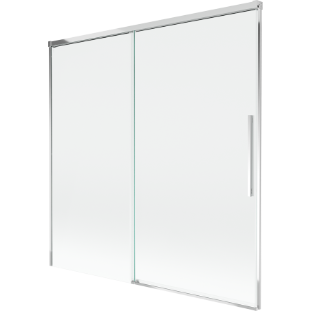 Mexen Rox параван за вана 2-крилен разглобяем 160 x 150 см, прозрачен, хром - 8C9-160-001-01-00