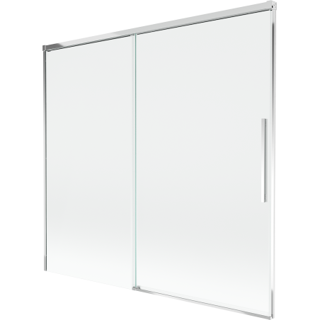 Mexen Rox параван за вана 2-крилен плъзгащ се 170 x 150 см, прозрачен, хром - 8C9-170-001-01-00