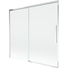 Mexen Rox параван за вана 2-крилен плъзгащ се 170 x 150 см, прозрачен, хром - 8C9-170-001-01-00