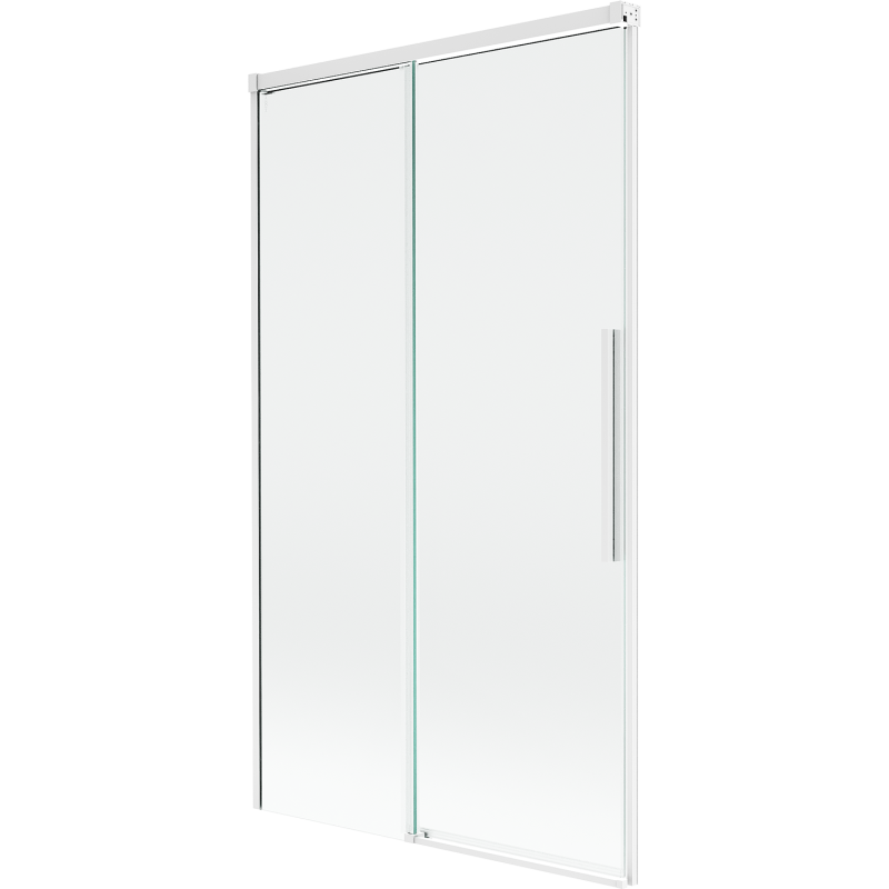 Mexen Rox параван за вана с 2 крила плъзгащ се 100 x 150 cm, прозрачен, бял - 8C9-100-001-20-00