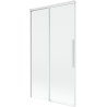 Mexen Rox параван за вана с 2 крила плъзгащ се 100 x 150 cm, прозрачен, бял - 8C9-100-001-20-00