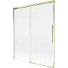 Mexen Rox параван за вана с 2 крила, плъзгащ се, 140 x 150 см, прозрачен, златен - 8C9-140-001-50-00