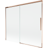 Mexen Rox двукрилен плъзгащ се параван за вана 180 x 150 см, прозрачен, розово злато - 8C9-180-001-60-00