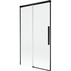Mexen Rox параван за вана 2-крилен плъзгащ се 100 x 150 см, прозрачен, черен - 8C9-100-001-70-00