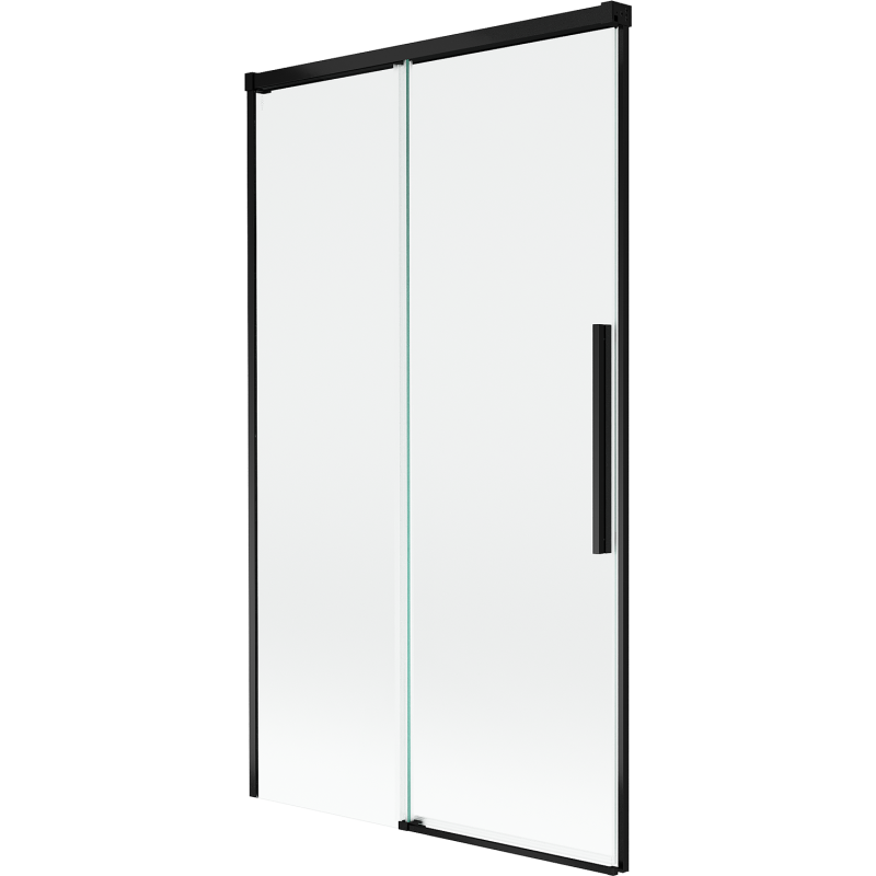 Mexen Rox параван за вана 2-крилен плъзгащ се 100 x 150 см, прозрачен, черен - 8C9-100-001-70-00