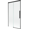 Mexen Rox параван за вана 2-крилен плъзгащ се 100 x 150 см, прозрачен, черен - 8C9-100-001-70-00