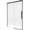 Mexen Rox душ параван 2-крилен плъзгащ се 120 x 150 см, прозрачен, черен - 8C9-120-001-70-00