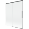 Mexen Rox двукрила плъзгаща се душ преграда 140 х 150 см, прозрачна, gun metal - 8C9-140-001-95-00