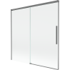 Mexen Rox параван за вана, двукрилен плъзгащ се 160 x 150 cm, прозрачен, gun metal - 8C9-160-001-95-00