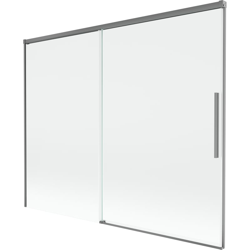 Mexen Rox разтегателен параван за вана 2-крилен 190 x 150 cm, прозрачен, оръжеен