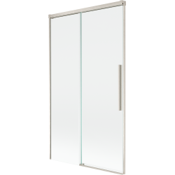 Mexen Rox двукрила разтегателна вана 100 x 150 cm, прозрачна, четкан никел - 8C9-100-001-97-00