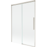 Mexen Rox преграда за вана, плъзгаща се, 2-крилна, 120 х 150 см, прозрачна, матов никел - 8C9-120-001-97-00